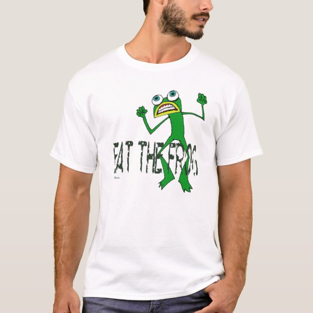 Coma la camiseta de la rana (Anverso)