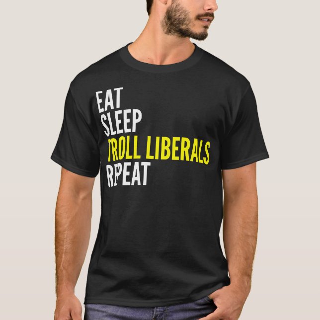 Coma la camiseta de la repetición de los liberales (Anverso)