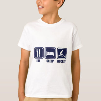 Coma la camiseta de la repetición del hockey sobre