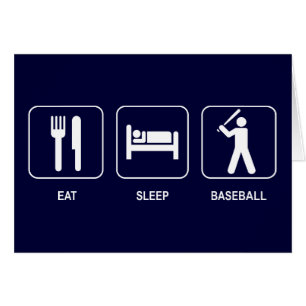 Coma la tarjeta de béisbol del sueño