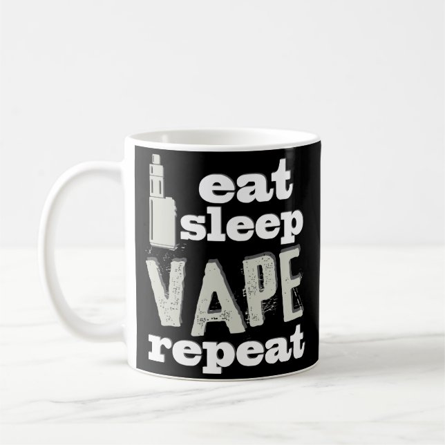 Coma la taza de café divertida de Vaper de la (Izquierda)