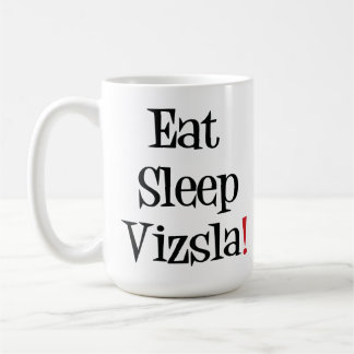 Coma la taza de Vizsla del sueño
