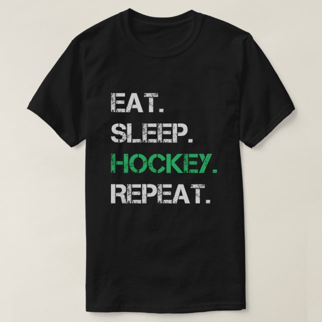 Coma las camisetas del deporte del regalo de la (Diseño del anverso)