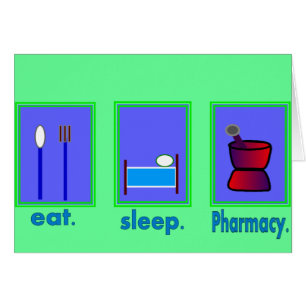 Coma los regalos del farmacéutico de la farmacia