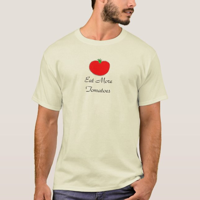 Coma más camisetas de los tomates (Anverso)