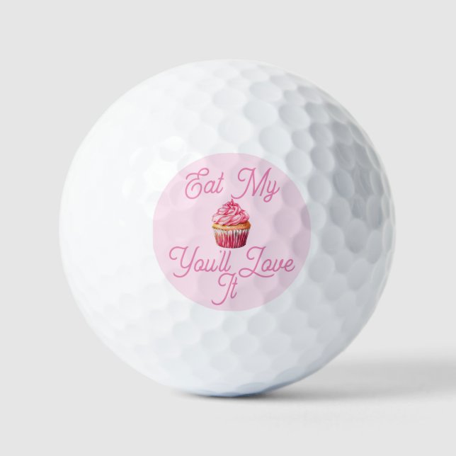 Coma mi pelota de golf de Muffin (Anverso)