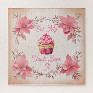 Coma mi rompecabezas de crema de melena