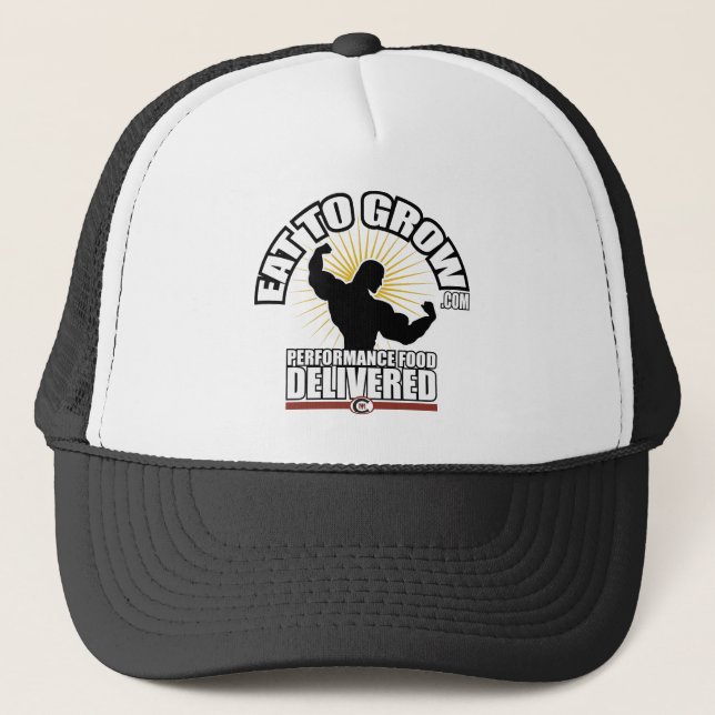 Coma para crecer el gorra del camionero (Anverso)