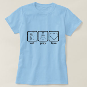 Coma ruegan la camiseta del amor