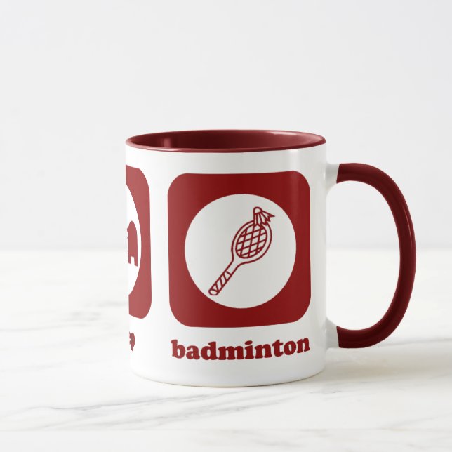 Coma. Sueño. Bádminton. Taza (Derecha)