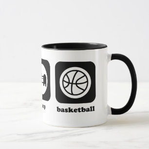 Coma. Sueño. Baloncesto. Taza