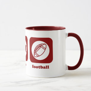 Coma. Sueño. Fútbol. Taza