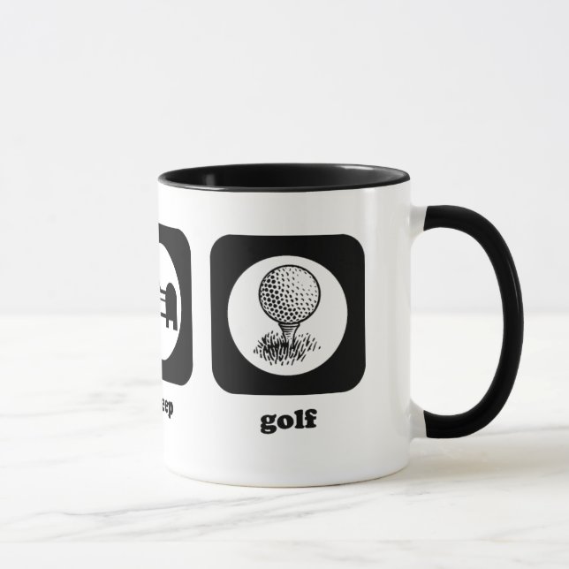 Coma. Sueño. Golf. Taza (Derecha)
