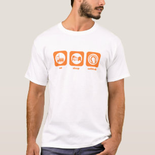 Coma. Sueño. Softball. Camiseta