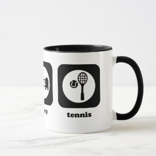 Coma. Sueño. Tenis. Taza