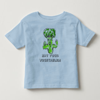 ¡Coma sus verduras! camiseta estupenda del bróculi