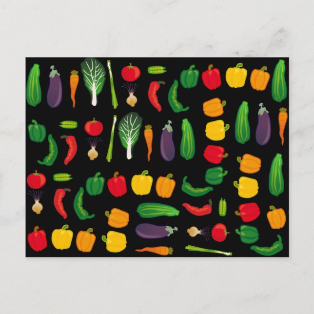 Coma tu postales multivegetales (Anverso)