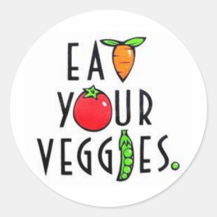Coma tus Pegatinas de Vegetales