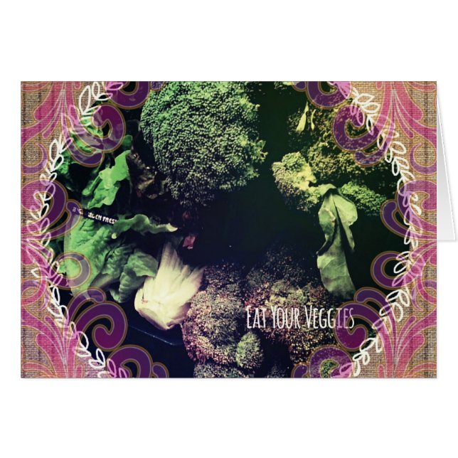 Coma tus verduras (Anverso (Horizontal))