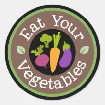 Coma tus verduras pegatina de arte de palabras div
