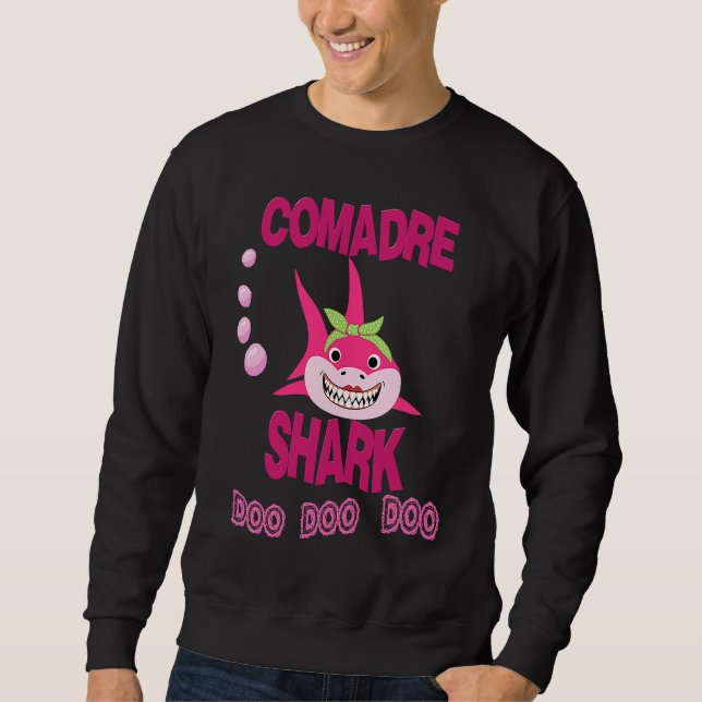 Comadre Shark   Playera para Comadre en Espanol (Anverso)