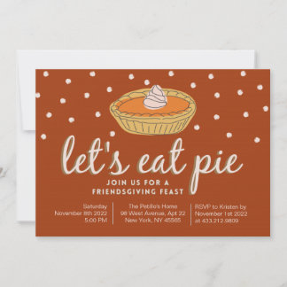 Comamos el pie - Invitación amistosa