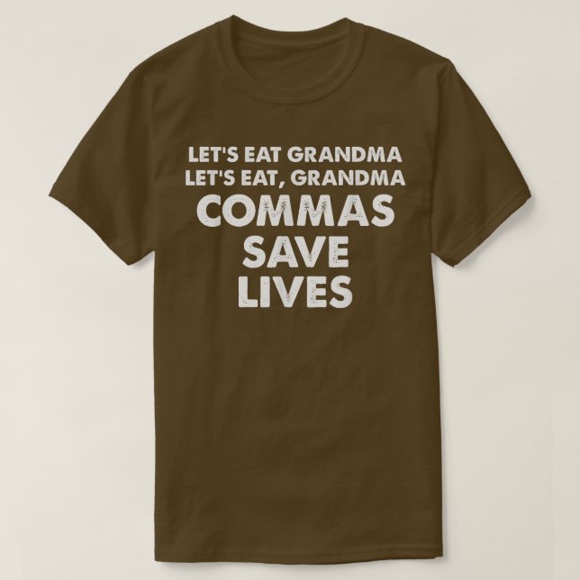 Comamos la camiseta de la abuela, comamos el té de (Diseño del anverso)