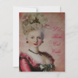Comamos la tarta Marie Antoinette ~ Invitaciones