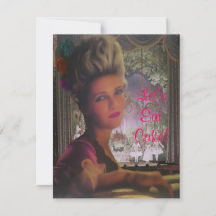 Comamos la tarta Marie Antoinette ~ Invitaciones