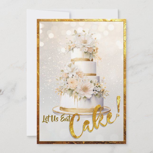 ¡Comamos Pastel! Invitación (Anverso)