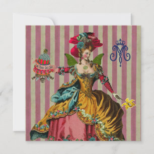 Comamos pastel ~ Invitación / RSVP 5.25x5.25