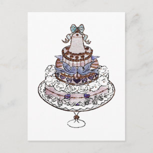 Comamos Pastel ~ Postcard / Invitaciones