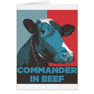 Comandante en carne de vaca
