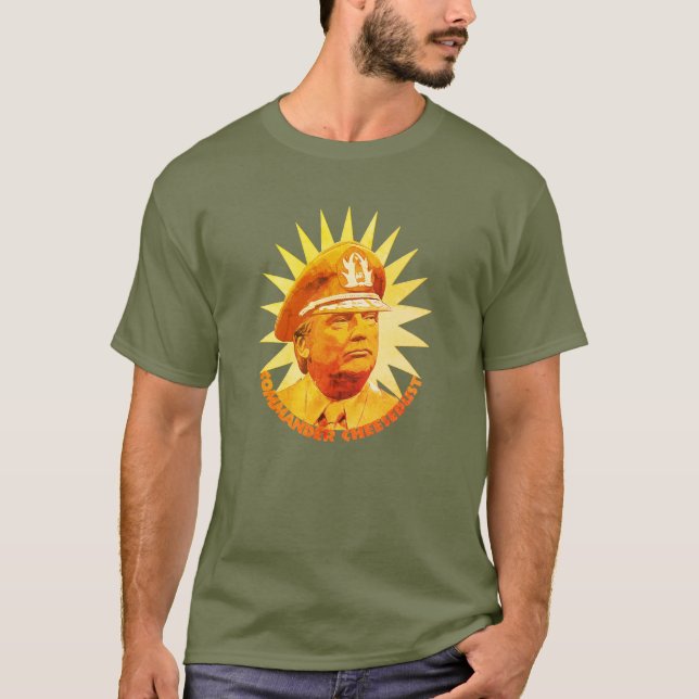 Comandante en la camiseta de queso (Anverso)