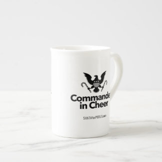 "Comandante en taza de la porcelana de hueso de la