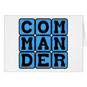 comandante, líder militar