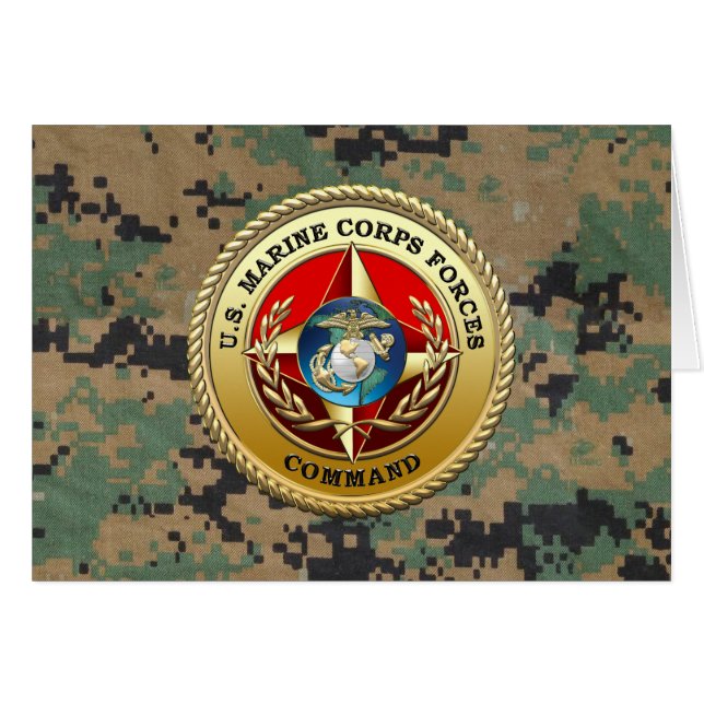 Comando de las Fuerzas del Cuerpo de Marines de lo (Anverso (Horizontal))