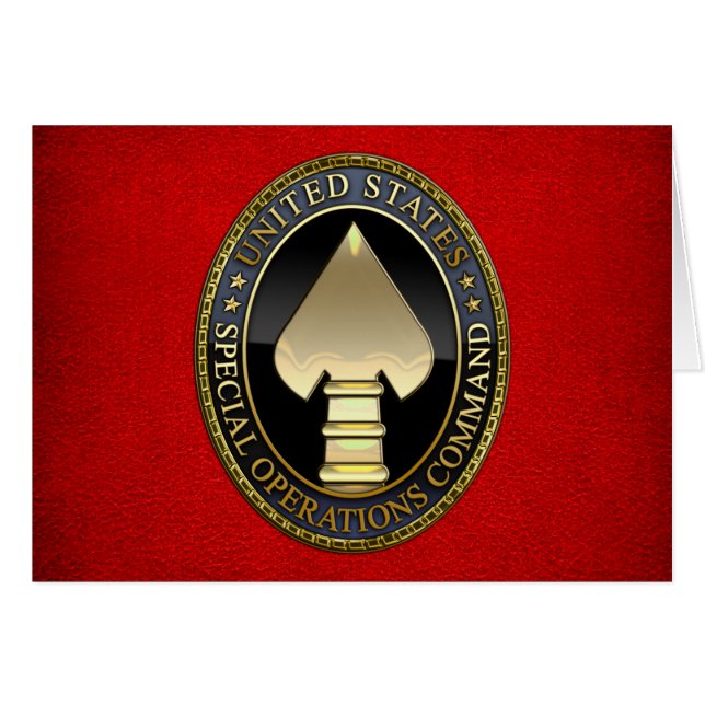 Comando de Operaciones Especiales de Estados Unido (Anverso (Horizontal))