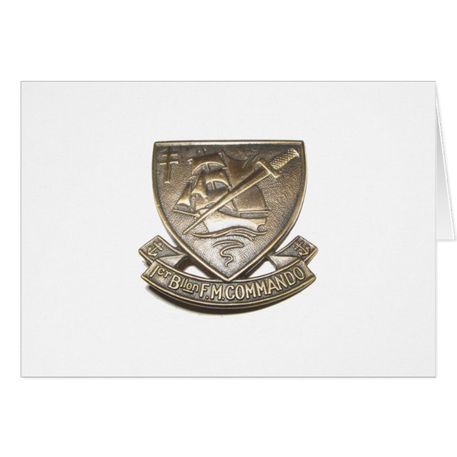 Comando Kieffer - 1.o Insignia BFMC (Anverso (Horizontal))