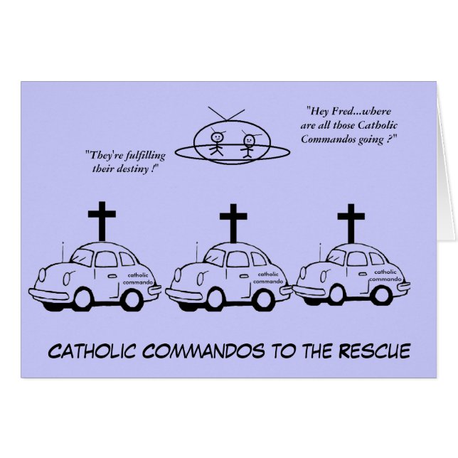 Comandos Católicos Al Rescate (Anverso (Horizontal))
