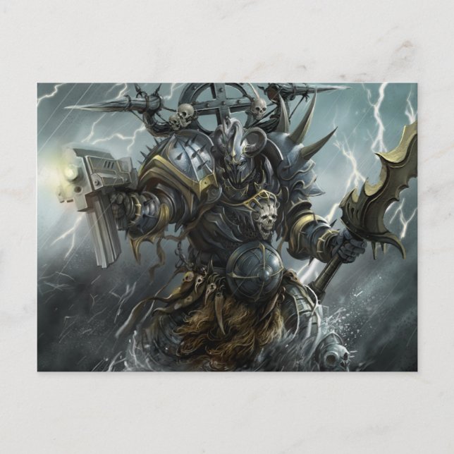 Comandos oscuros, postal (Anverso)