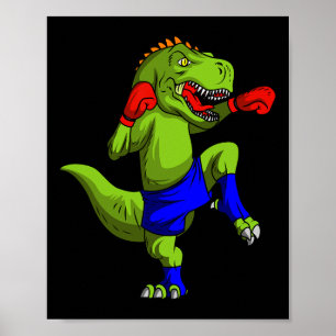 Combatiente de Muay Thai Mma T-rex Arte Marcial Mi