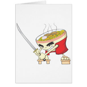 Combatiente japonés de la sopa de fideos con la