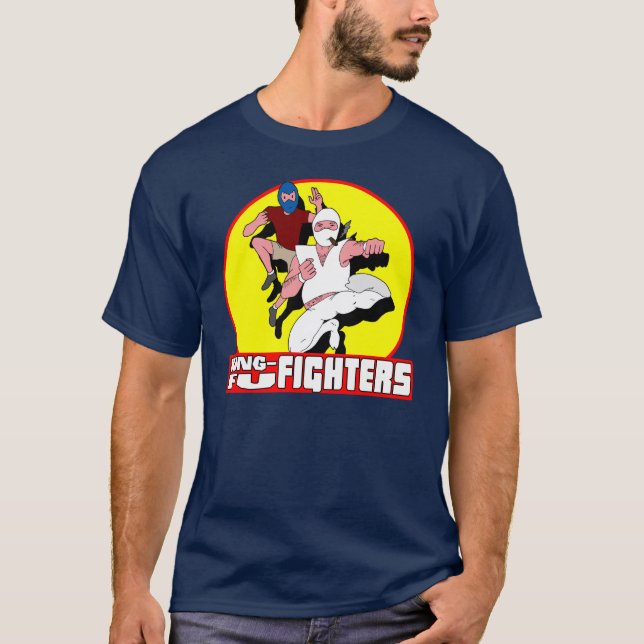 Combatientes de Kung-Fu - Fu y camiseta del KJ (Anverso)