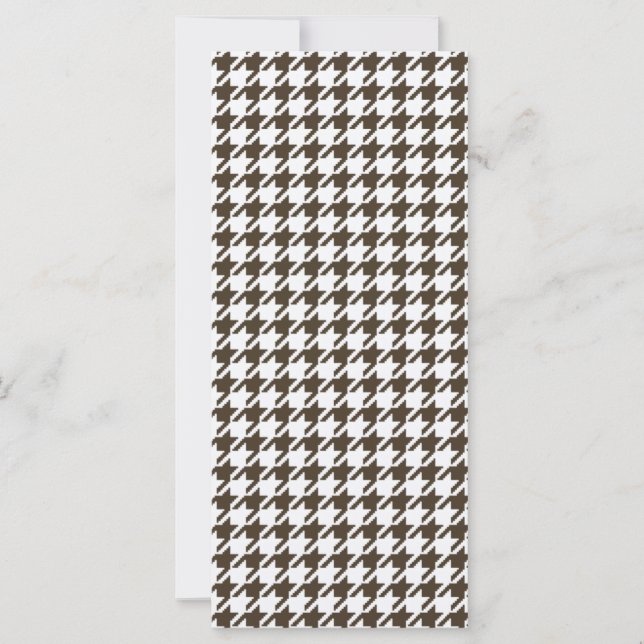 Combinación marrón de houndstooth por Shirley Tayl (Anverso)