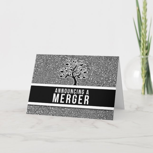 Combinger Business Invitación Classic Black Blank (Anverso)
