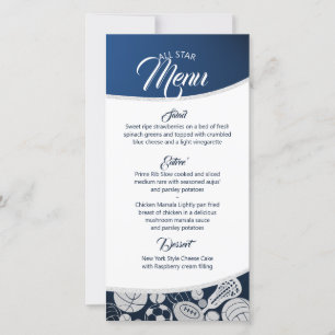 Combo deportivo All Star Menu Blue