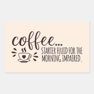Combustible matutino: Pegatinas del Café Lover