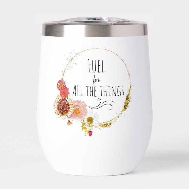 Combustible para todas las cosas con flor de flore (Frente)