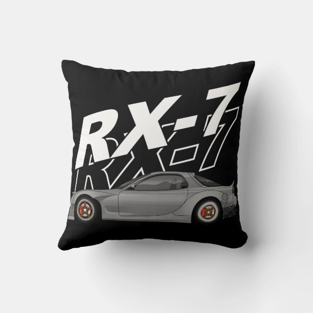 Combustible tu sueño - almohada de coche Rx7 (Reverso)